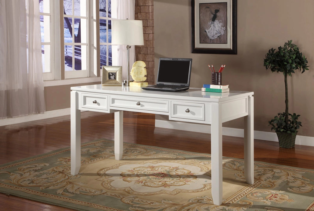 Parker House Boca L Shape Desk with File Credenza and Hutch