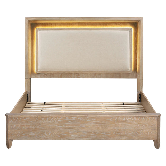 Parker House Breckenridge - Bedroom Queen Bed 2 Nightstands Dresser with Mirror and Chest