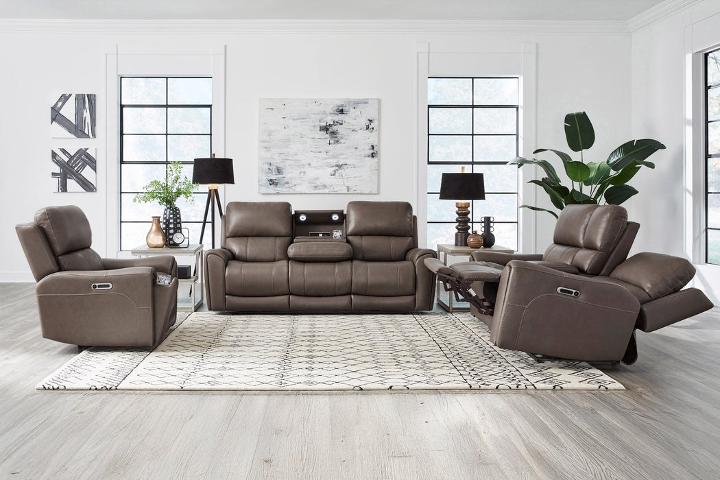 Parker Living Hancock Zero Gravity Power Reclining Console Loveseat P3