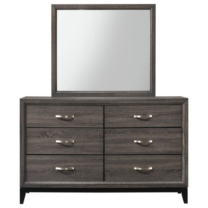 Crown Mark Akerson Mirror in Grey - All Brands Furniture (NJ)