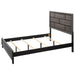 Crown Mark Akerson King Panel Bed in Grey - All Brands Furniture (NJ)