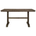Crown Mark Quincy Rectangular Counter Height Table in Light Brown - All Brands Furniture (NJ)