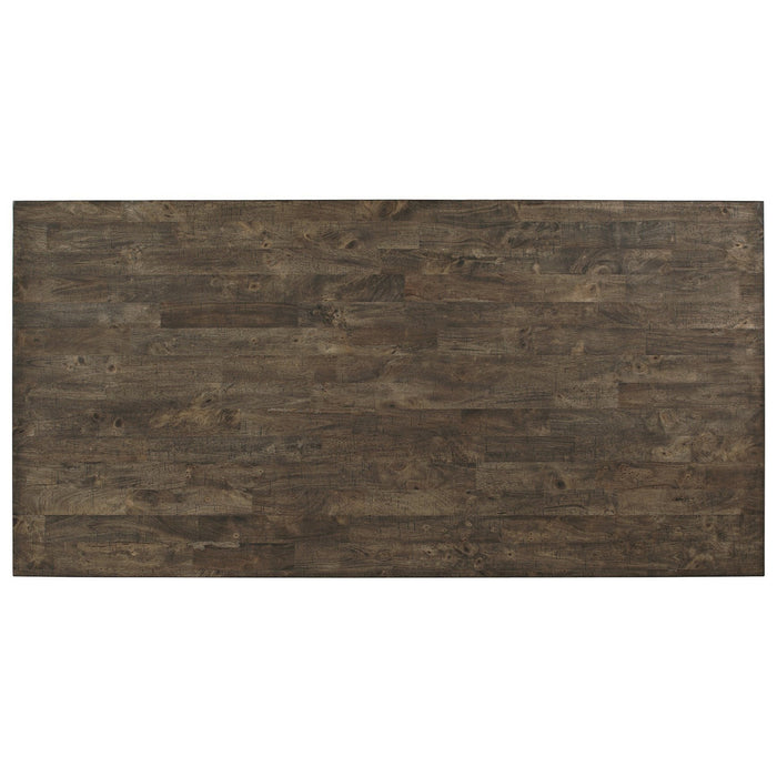 Crown Mark Quincy Rectangular Counter Height Table in Light Brown - All Brands Furniture (NJ)