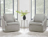 Parker Living Asher Swivel Accent Chair Two Pack