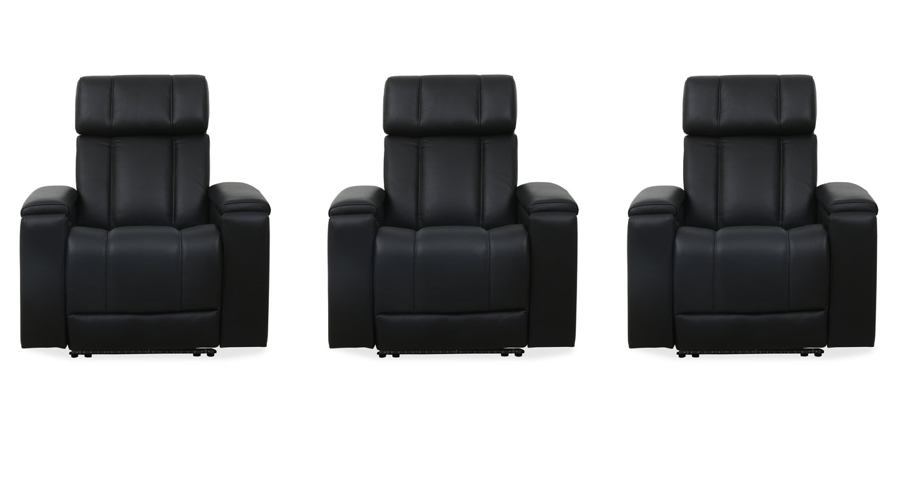 Parker Living Phoenix Zero Gravity Power 3 Seat Home Theater Seating with Immersive Audio P3