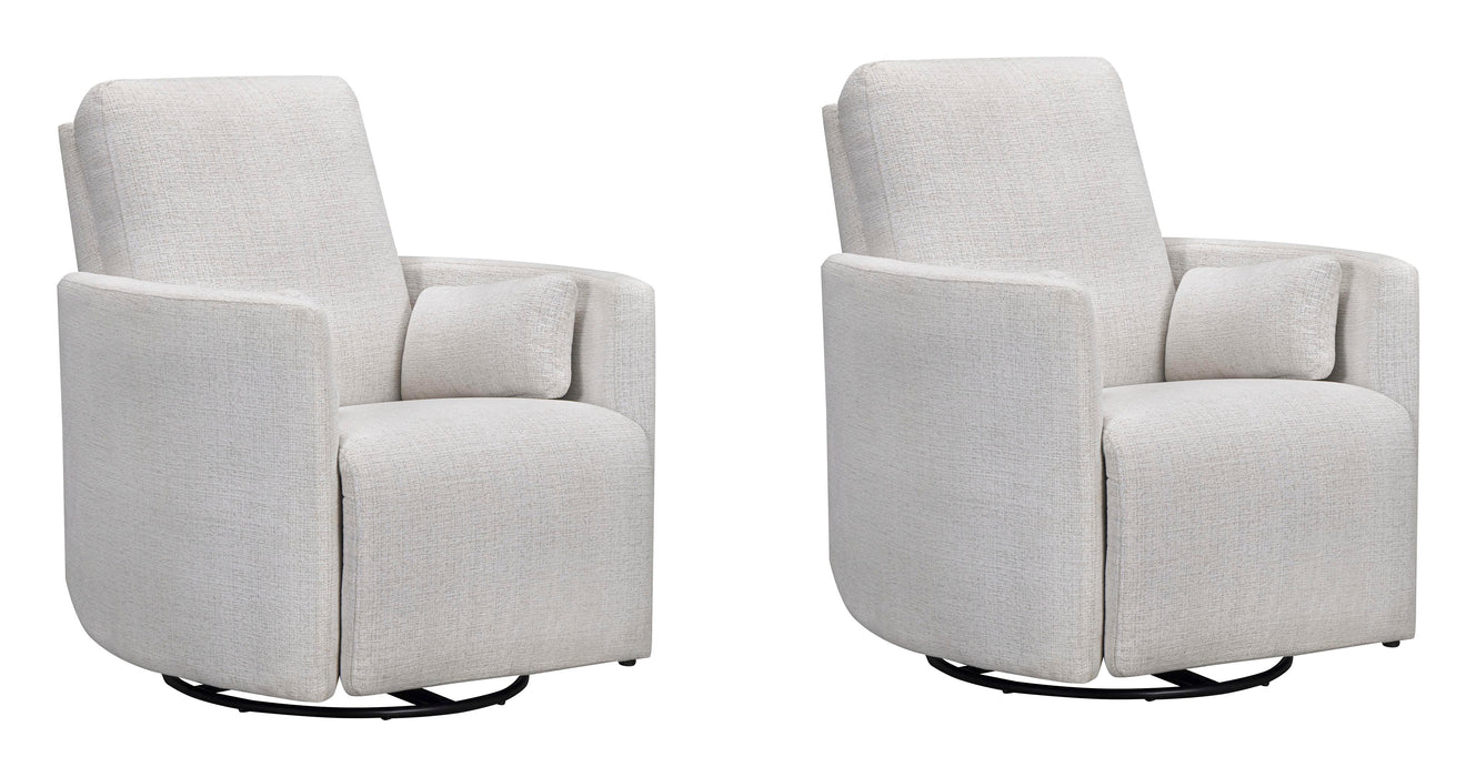 Parker Living Turner Manual Swivel Glider Recliner Two Pack