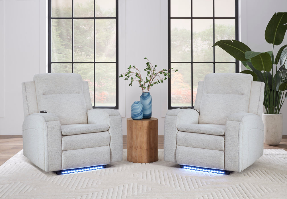 Parker Living Armstrong Power Recliner with Heat Massage and Auto-Glide Two Pack
