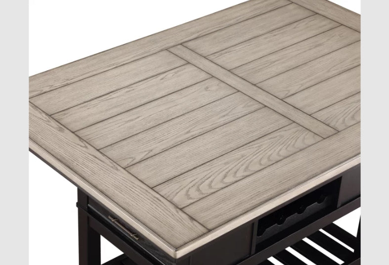 Crown Mark Furniture Frey Counter Height Table in Dark Brown - All Brands Furniture (NJ)