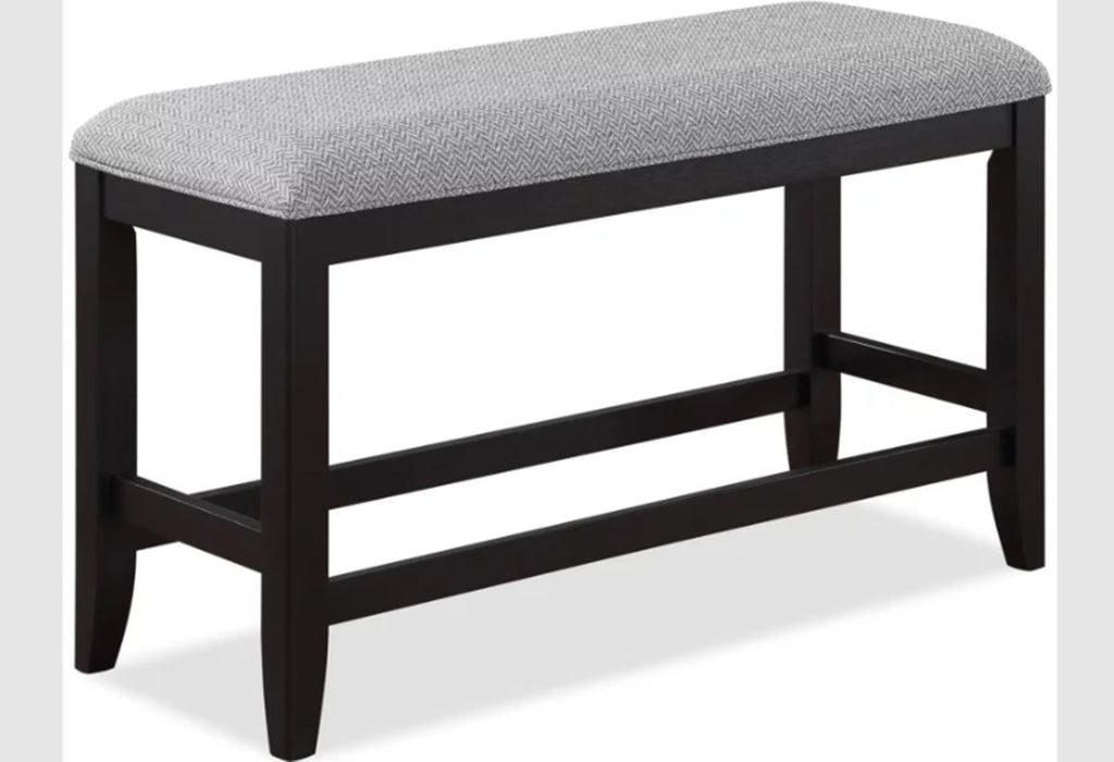 Crown Mark Furniture Frey Counter Height Bench in Dark Brown image