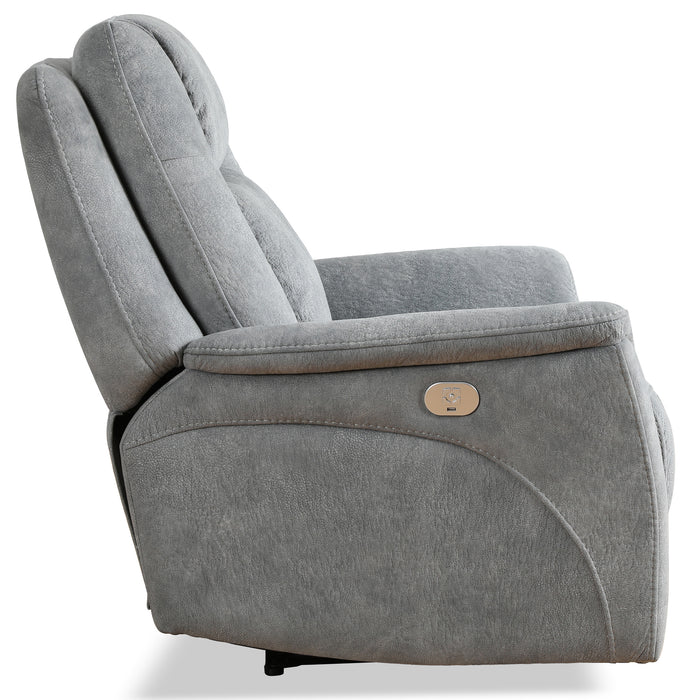 Parker Living Linus - Hudson Grey Zero Gravity Power Recliner