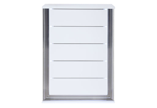 Ylime Smooth White Chest with LED
