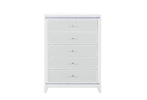 Alina White Chest with LED