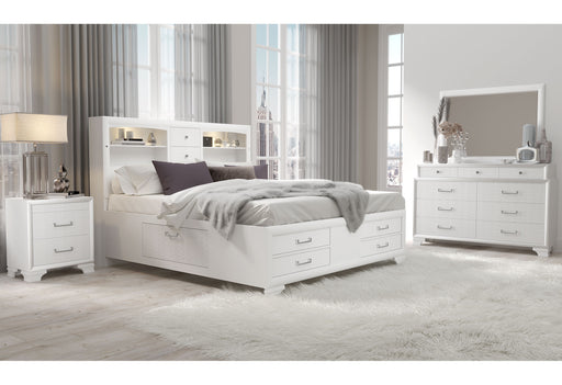 JORDYN WHITE QUEEN BED GROUP - All Brands Furniture (NJ)