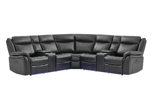 UM02 BLACK SECTIONAL - All Brands Furniture (NJ)
