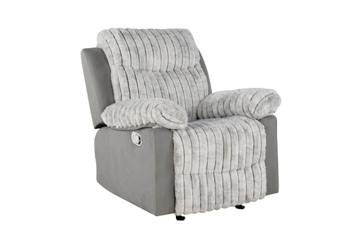 U6028 GREY GLIDER RECLINER - All Brands Furniture (NJ)