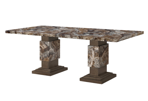 D12 BROWN DINING TABLE - All Brands Furniture (NJ)