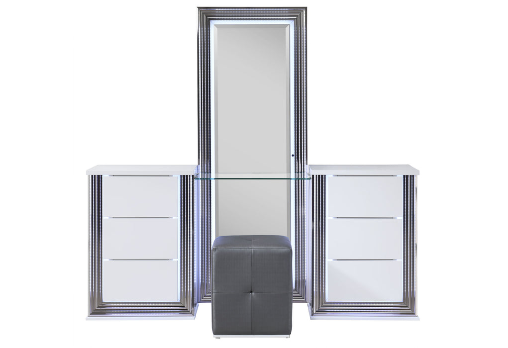 Ylime-Smooth White-Vanity Set-N