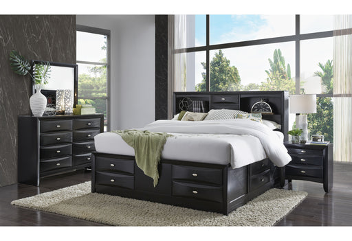 LINDA BLACK FULL BED GROUP - All Brands Furniture (NJ)