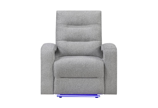 U6611 GREY 15 POWER RECLINER WITH LED - All Brands Furniture (NJ)