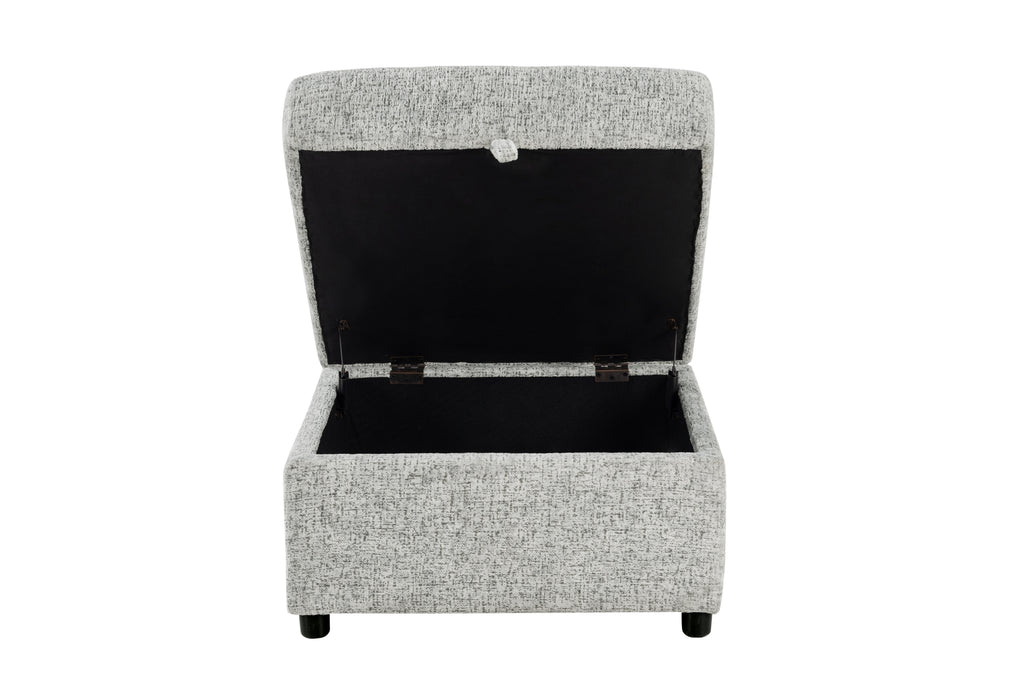 U9401 Nickel Sofa Bed Ottoman with Storage