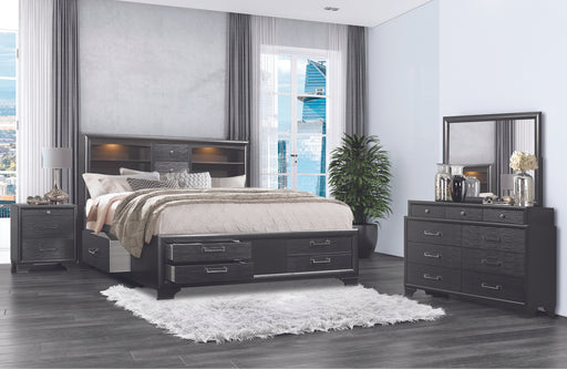 JORDYN GREY KING BED GROUP - All Brands Furniture (NJ)