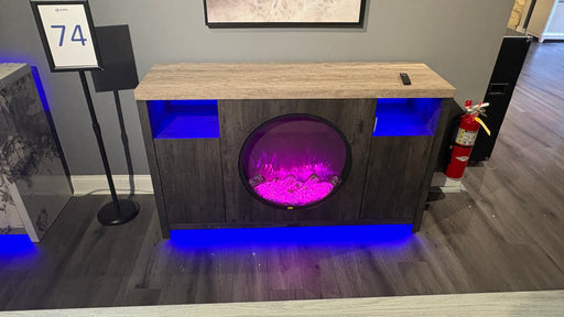 ALORA MARBLE 70" ENTERTAINMENT UNIT WITH SPEAKERS AND LED - All Brands Furniture (NJ)