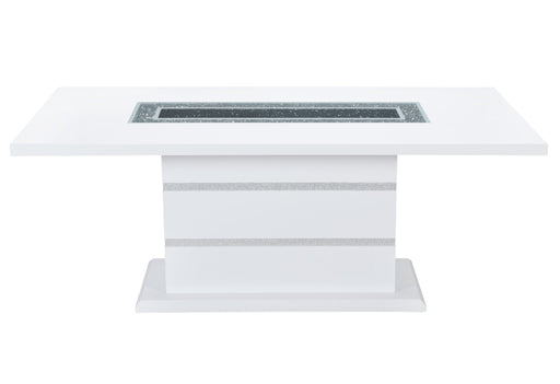 MONACO WHITE DINING TABLE - All Brands Furniture (NJ)