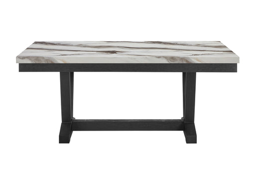 D1319 BLACK/WHITE DINING TABLE - All Brands Furniture (NJ)