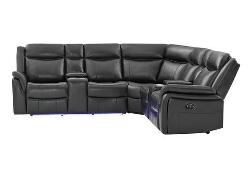UM02 BLACK SECTIONAL - All Brands Furniture (NJ)