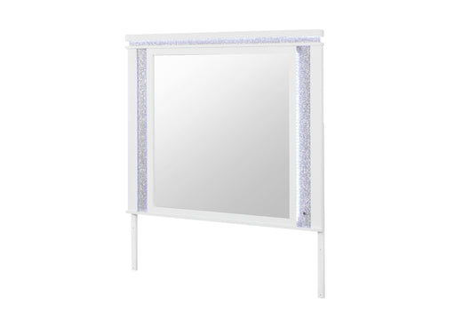 Alina White Mirror with LED