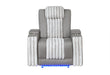 U8000 Power Recliner with Power Headrest and LED