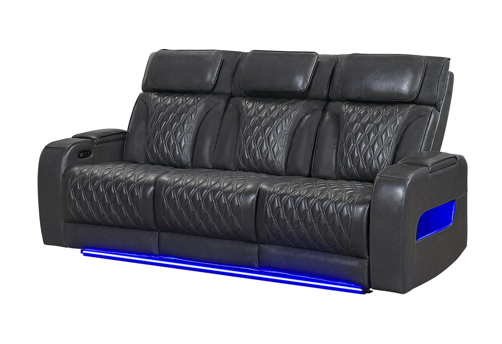 U8611 Blanche Power Reclining Sofa with PHR and LED