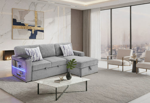 U0214 GREY SOFA BED - All Brands Furniture (NJ)