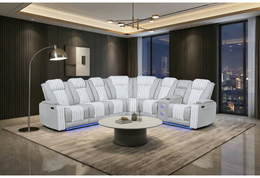 U8000 GREY P2 SECTIONAL WITH LED - All Brands Furniture (NJ)