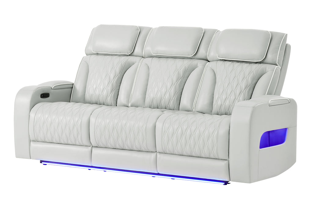 U8611 Blanche Power Reclining Sofa with PHR and LED