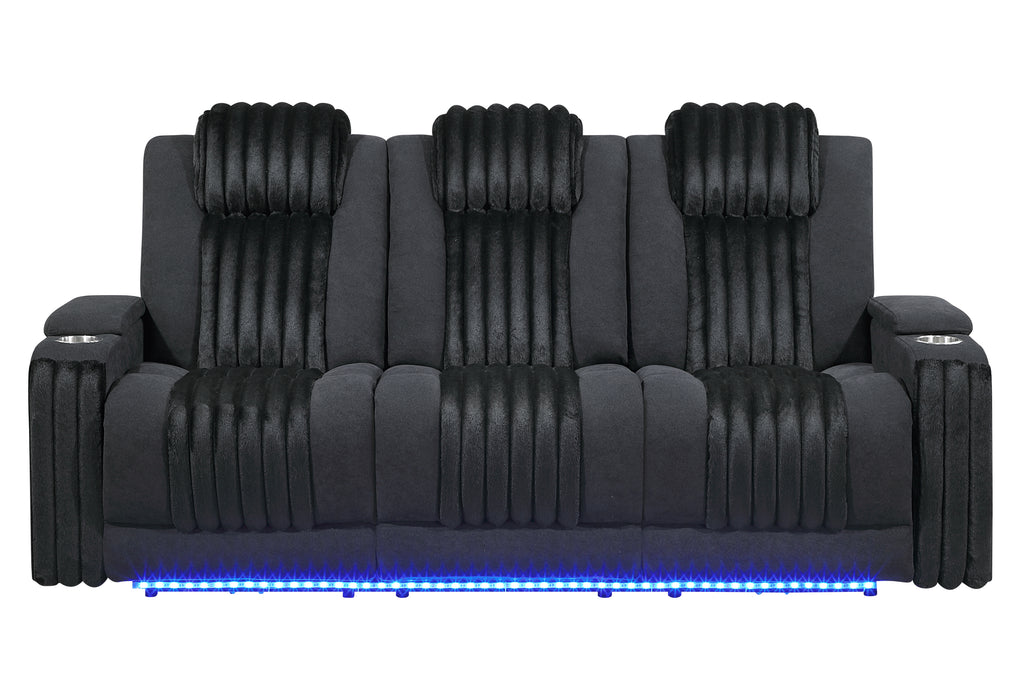 U8000 Pwr Rec Sofa with PHR, Ddt, Reading and LED