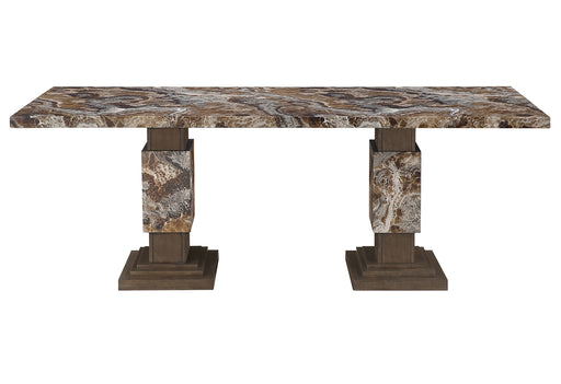D12 BROWN DINING TABLE - All Brands Furniture (NJ)