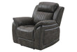 U8517 Grey Glider Recliner