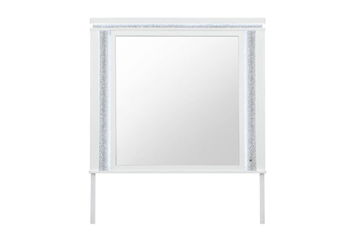 Alina White Mirror with LED