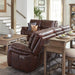 Parker Living Vail - Burnt Sienna Power Reclining Sofa Loveseat and Recliner