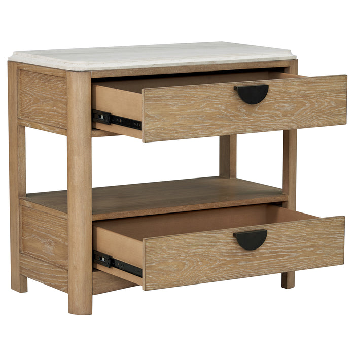 Parker House Escape - Bedroom Queen Poster Bed 2 Nightstands and Dresser with Mirror