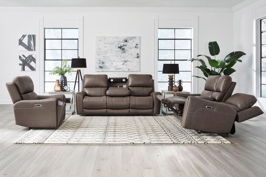 Parker Living Hancock Zero Gravity Power Reclining Sofa Loveseat and Recliner