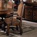 Crown Mark Neo Renaissance Dining Arm Chair in Warm Brown (Set of 2) - All Brands Furniture (NJ)