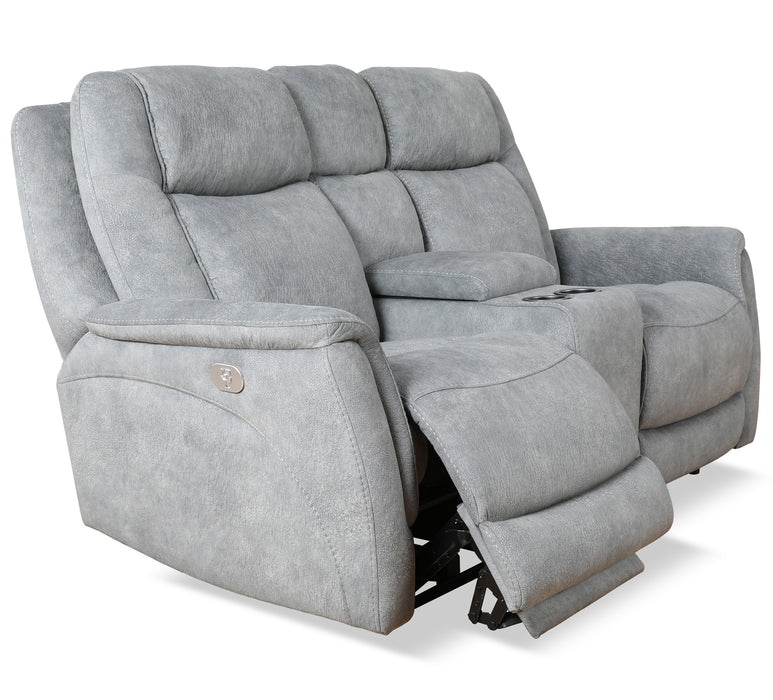 Parker Living Linus - Hudson Grey Power Reclining Sofa and Loveseat