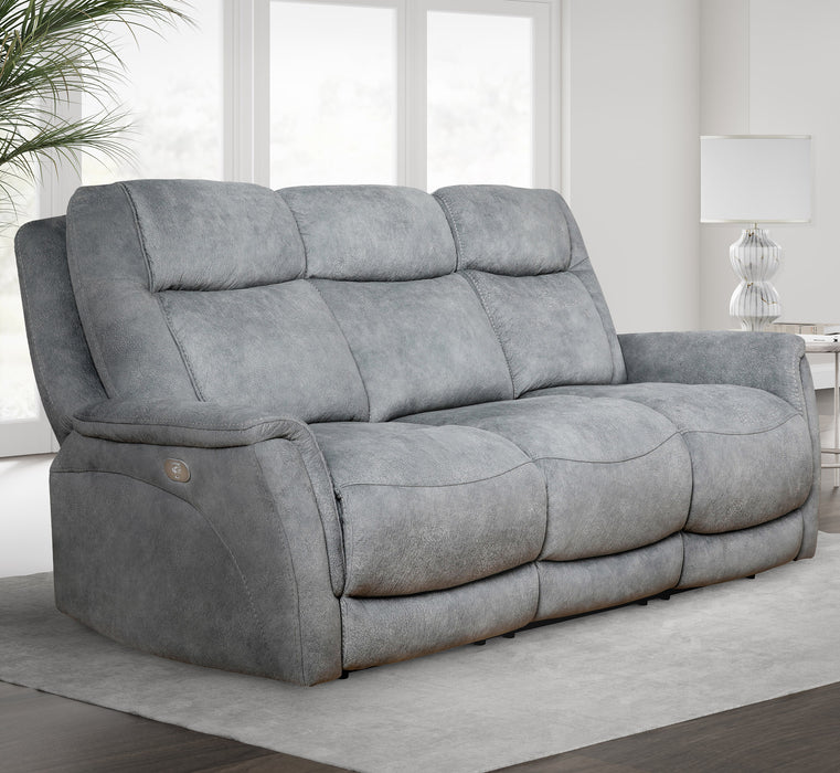 Parker Living Linus - Hudson Grey Power Reclining Sofa and Two Recliners