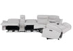 Parker Living Alpine - Airy Midnight 6 Piece Zero Gravity Power Reclining Sectional with Power Adjustable Headrests