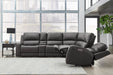 Parker Living Belmont 6 Piece Zero Gravity Power Reclining Sectional with Power Adjustable Headrests