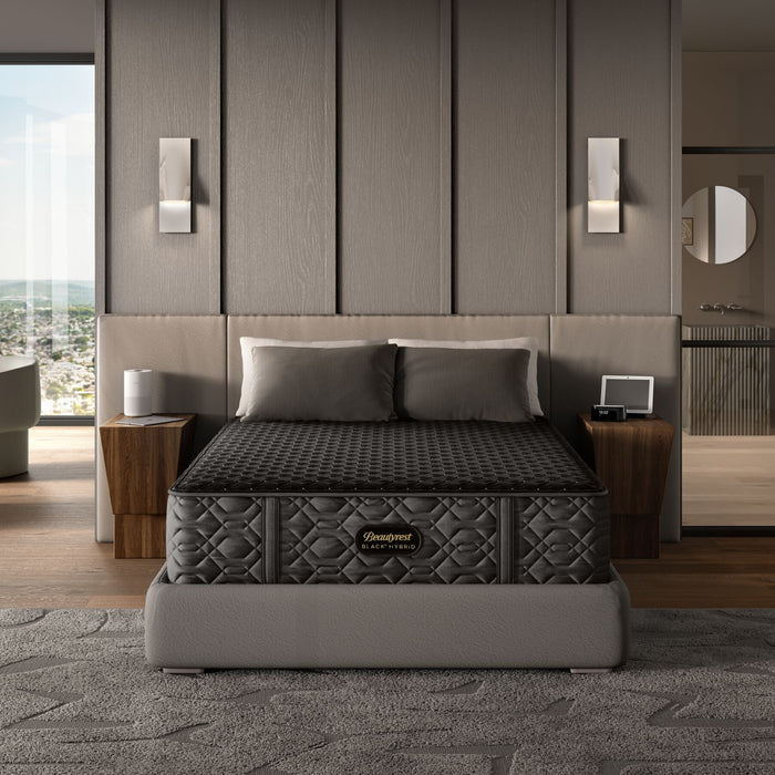 Beautyrest BlackÂ® Series Three 14.5" Hybrid Plush Mattress