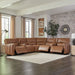 Parker Living Modesto 7 Piece Modular Power Reclining Sectional with Power Adjustable Headrests