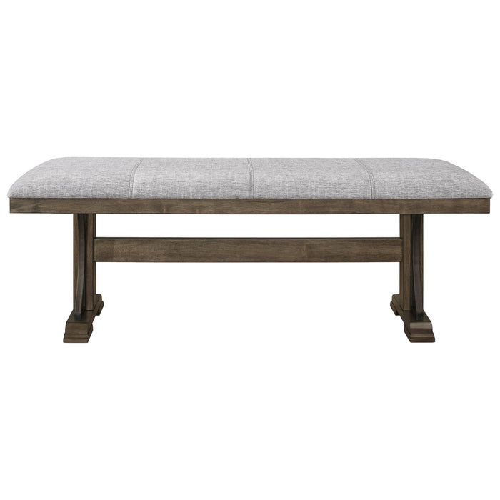 Crown Mark Quincy Bench in Light Brown - All Brands Furniture (NJ)